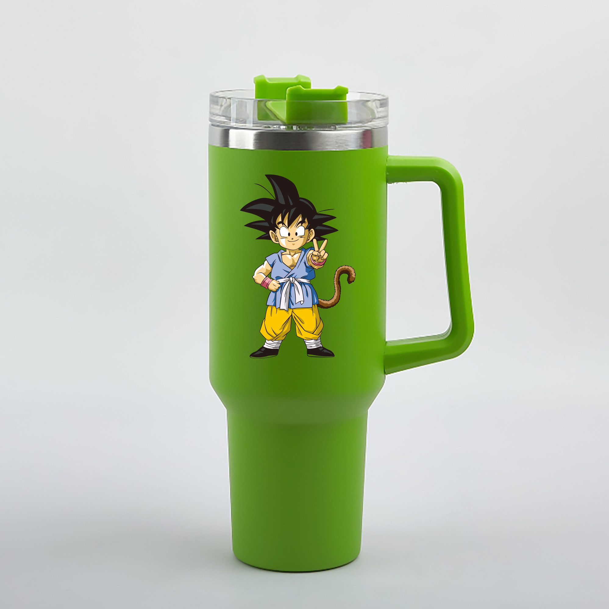 （画像用） ドラゴンボール 孫悟空（そん ごくう）Son Goku カカロット DRAGON BALL Kakarotto 1200mL車用タンブラー（カラープリント）